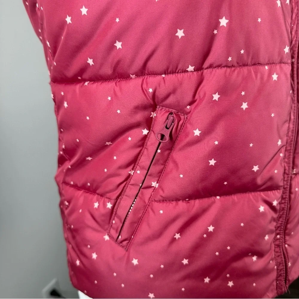 GapKids Red Star Print Puffer Vest XXL (14-16) Warm Winter Layer
